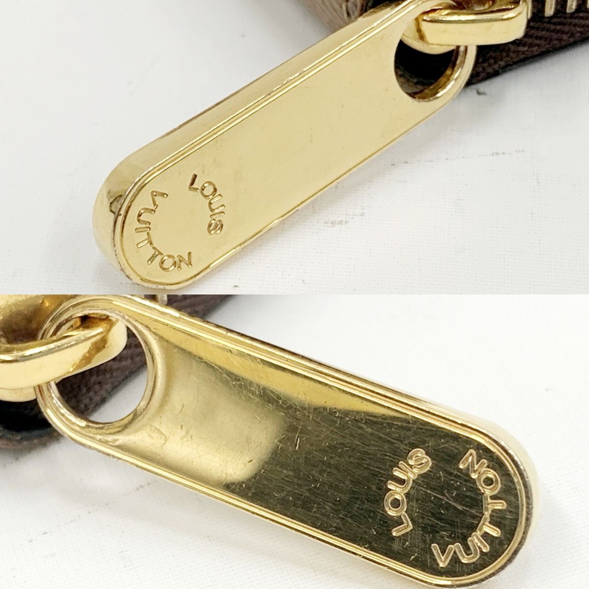 Louis Vuitton Giant Monogram Reverse Zippy Wallet Round Zipper Long Wallet