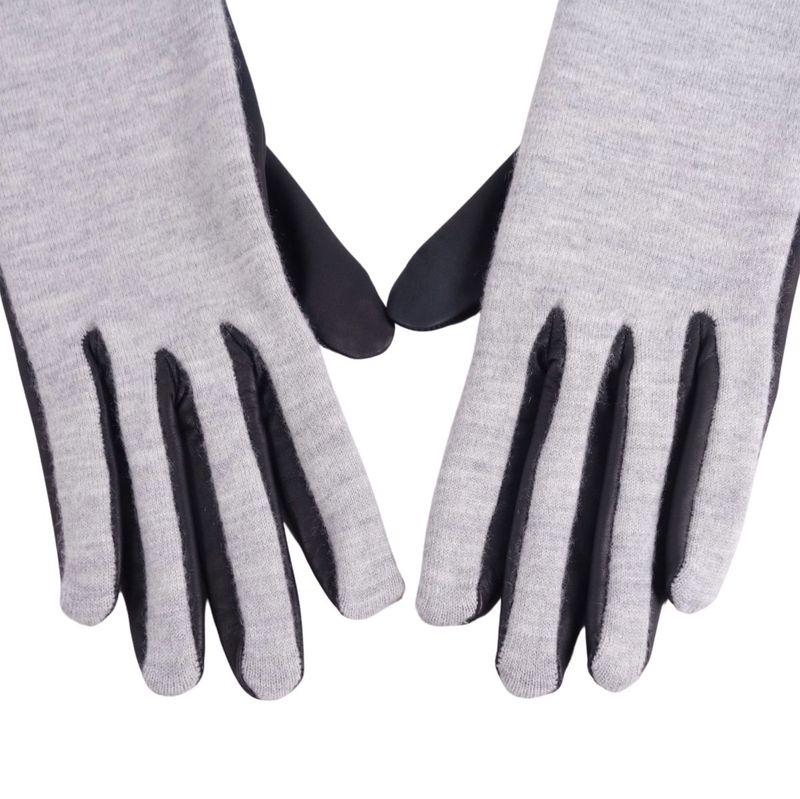 Hermes Gloves Lamb Leather Cashmere Made In France