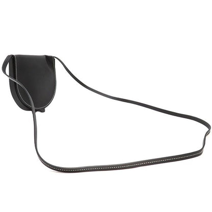 Loewe Shoulder Bag Small Heel Pouch Soft Calf Black Anagram Pouch C661t14x12