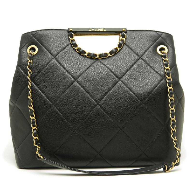 Chanel Shopping Bag Classic Caviar Skin 2WAY Bag