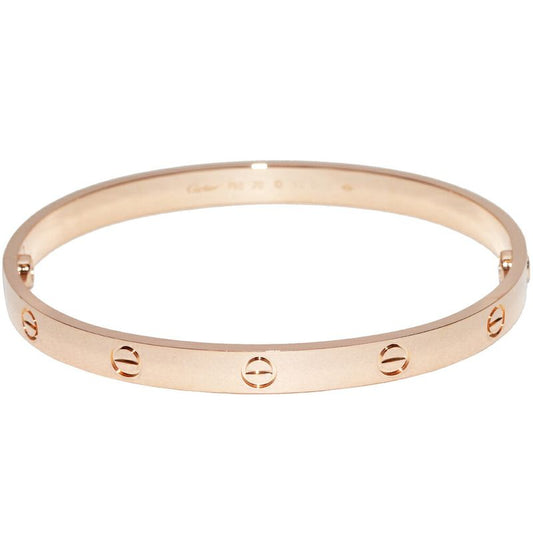 Cartier Bracelet Bangle 18K Pink Gold Love Bracelet B60674