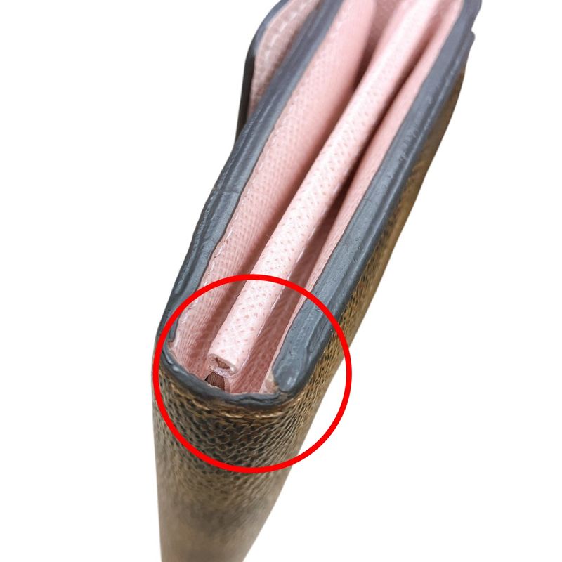 Louis Vuitton N60114 Damier Portefeuille Sarah Rose Ballerine Long Wallet Louis