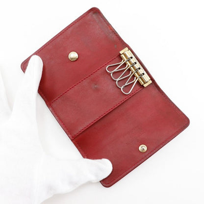 Louis Vuitton Multicles 4 M91976 Monogram Vernis Pomme D'amour Red Ts2112