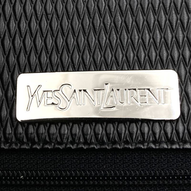YVES Saint Laurent Yves Saint Laurent Shoulder Bag Handbag Black Leather Shape