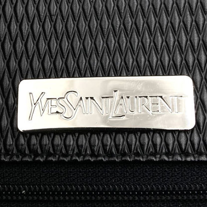 YVES Saint Laurent Yves Saint Laurent Shoulder Bag Handbag Black Leather Shape