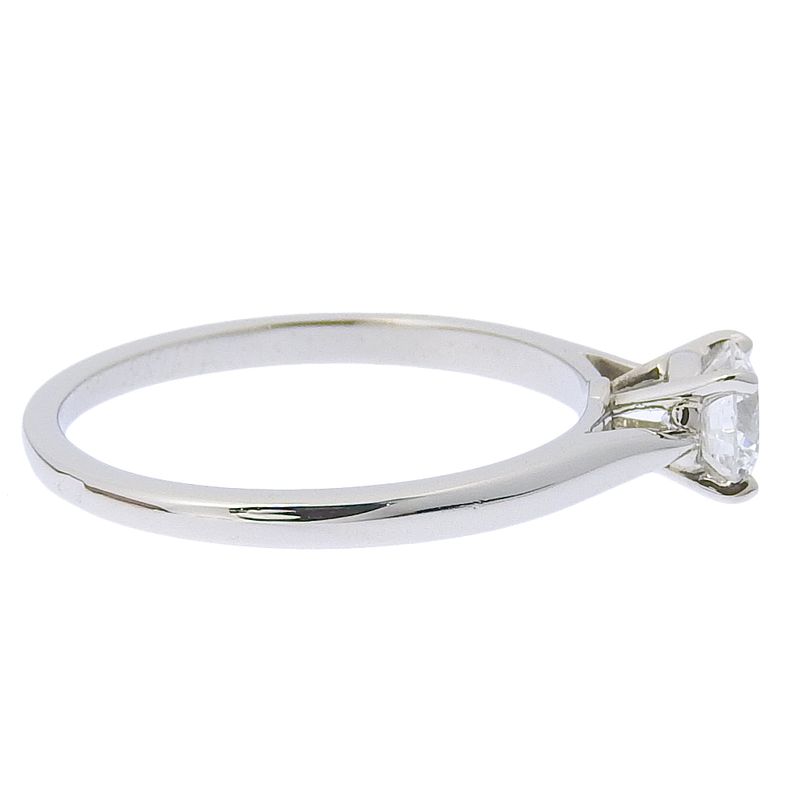Cartier Solitaire 1895 Pt950platinum × Diamond #7 0.33 Ladies 2.1g Ring