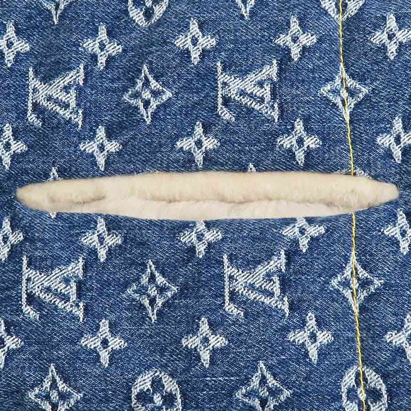 Louis Vuitton Scarf NIGO Collaboration Echarpe Shearling  Denim Mp2703