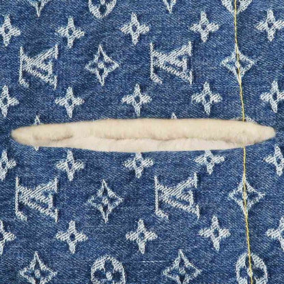 Louis Vuitton Scarf NIGO Collaboration Echarpe Shearling  Denim Mp2703