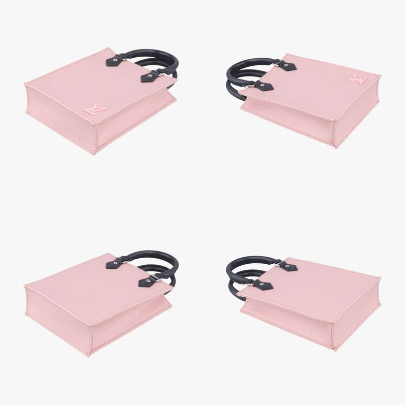 Louis Vuitton Petite Sac Plat Rose Ballerine Pink Epi  Handbag Shoulder Bag Tote