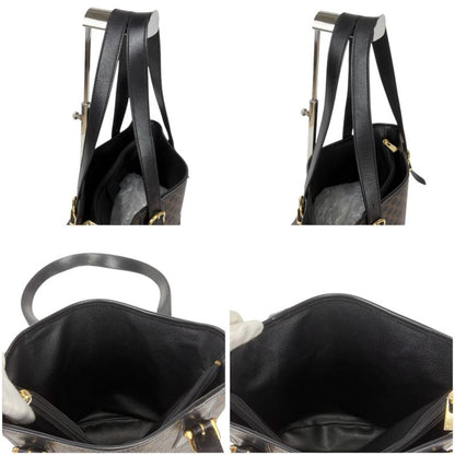 Celine Mini Tote Bag Black Macadam Pvcleather Bucket Shape Bucket