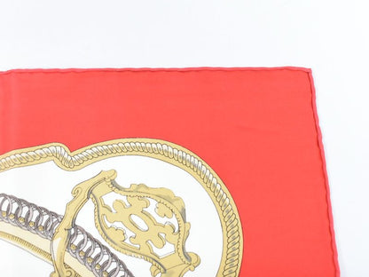Authentic Hermes Scarf Carré 90 Reprise Riding Landscape Scarf Shawl Bandana