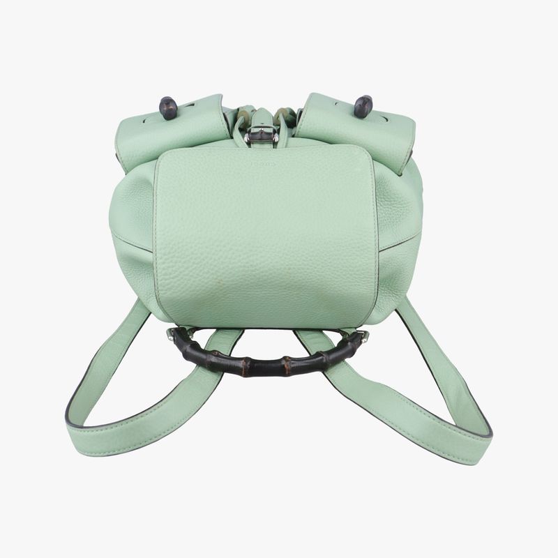 Gucci Bamboo Green Leather 370833 G017348622