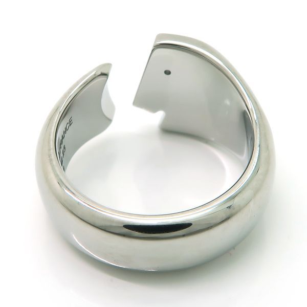 Hermes Carrousel Ring T58 Bleu De France Blue Clous Sel Horse Profile