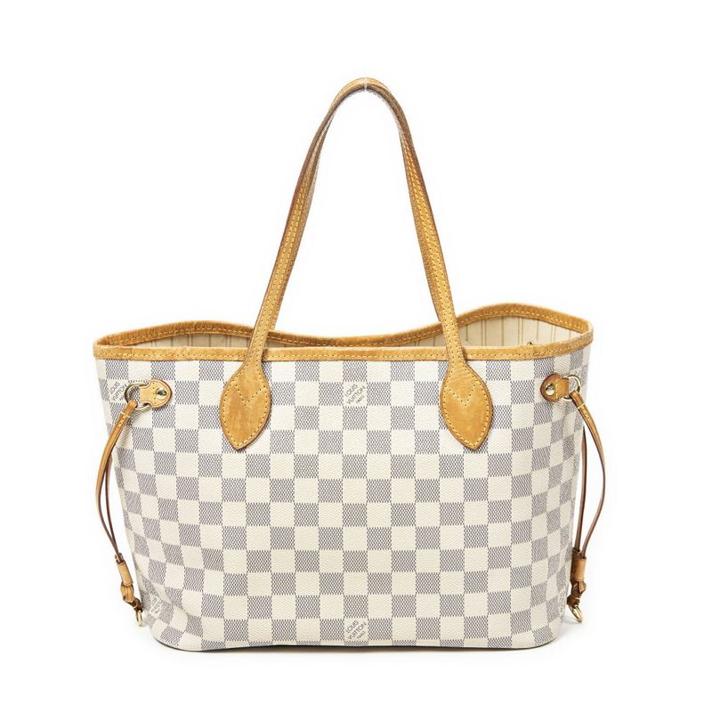 Louis Vuitton Neverfull Ivory Damier Azure AB