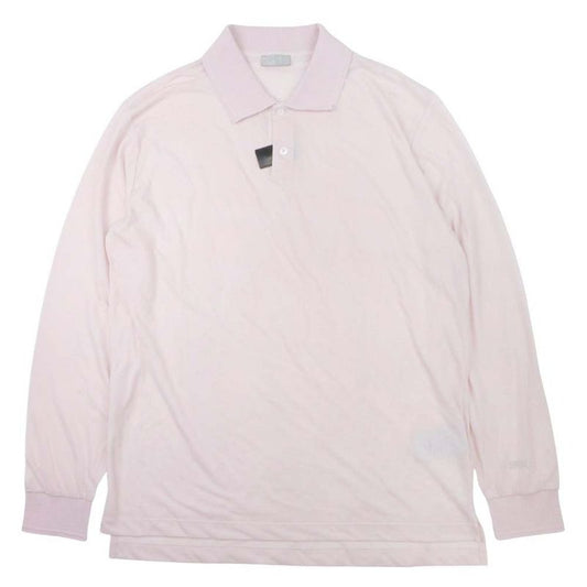 22aw Dior Long Sleeve Polo Shirt Cut and Sewn Tops Cotton Nylon Light Hand Logo