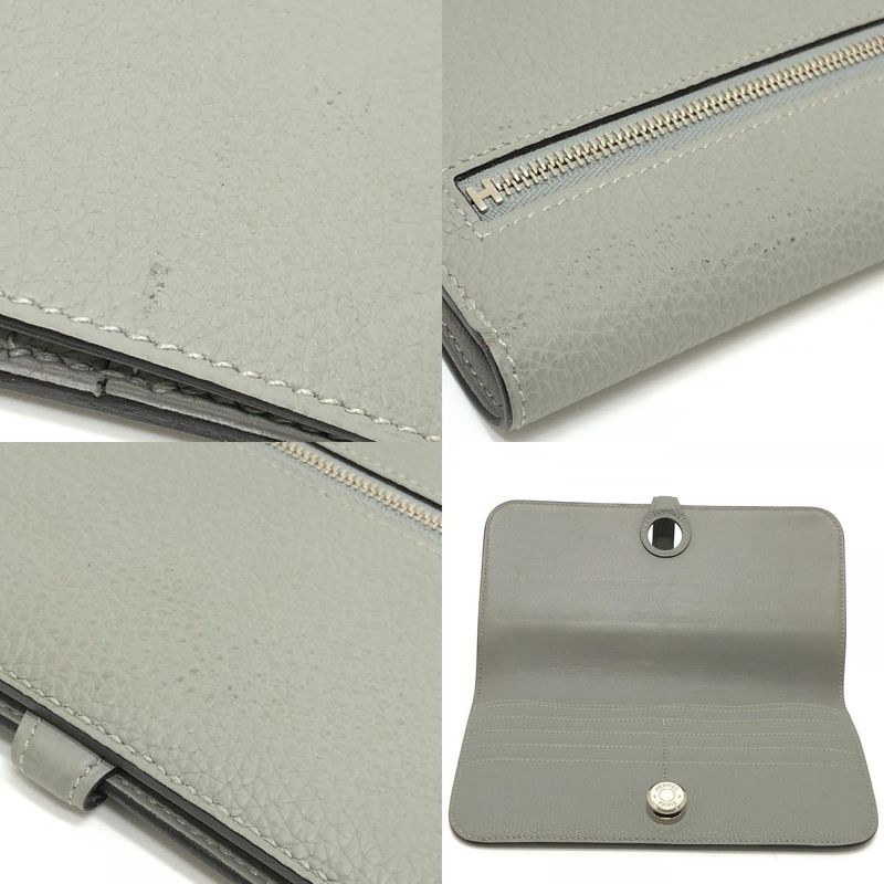 Hermes Long Wallet Dogon Long Togo Grimetto (estimated) Gray