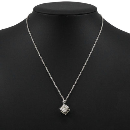 Tiffany & Co Atlas Cube 925 Silver Ladies 7.0g Necklace
