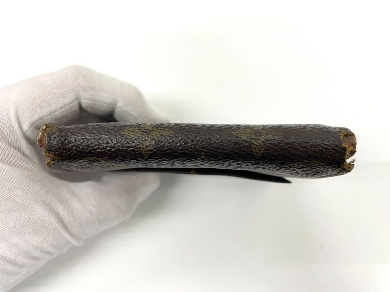 Louis Vuitton Monogram Porte Monet Bier Carte Cles Di Trifold Wallet W Hook