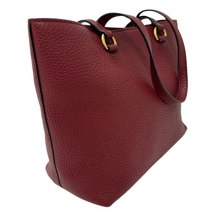 Prada Bag Women's Brand Tote Leather Bordeaux 1bg100 Red Cool Chic