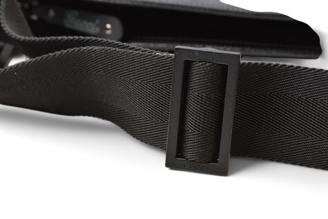 Gucci Shoulder Bag Gucci Bag Cles Sto Emblem PVC Black 181093