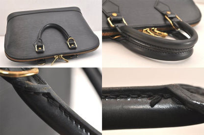 Louis Vuitton Epi Alma PM Handbag Black M40302 LV 2956n