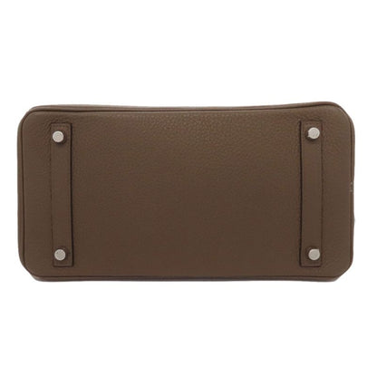 Hermes Birkin 30 Verso Silver Hardware Handbag Taurillon Women