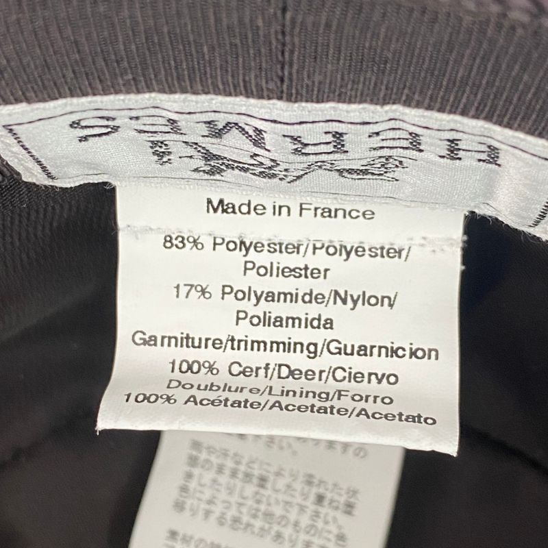 Hermes 2022 Corduroy Hat Purple Men's