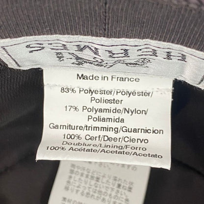 Hermes 2022 Corduroy Hat Purple Men's