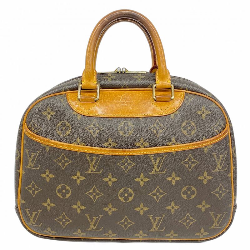Louis Vuitton Handbag Monogram Trouville M42228 Brown Ladies