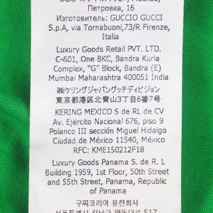 Gucci Adidas Gucci Adidas 717422 100% Cotton Printed Crew Neck Short Sleeve