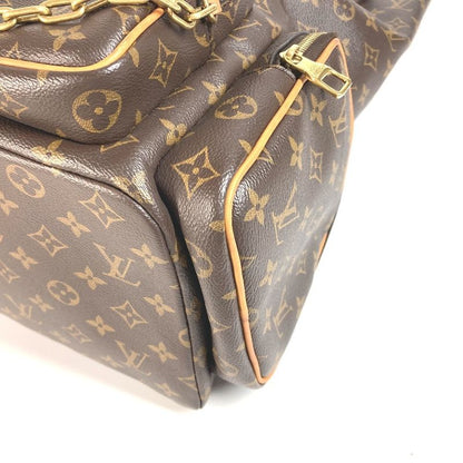 Louis Vuitton Backpack Sac Trio Backpack M44658 Monogram Canvas Brown
