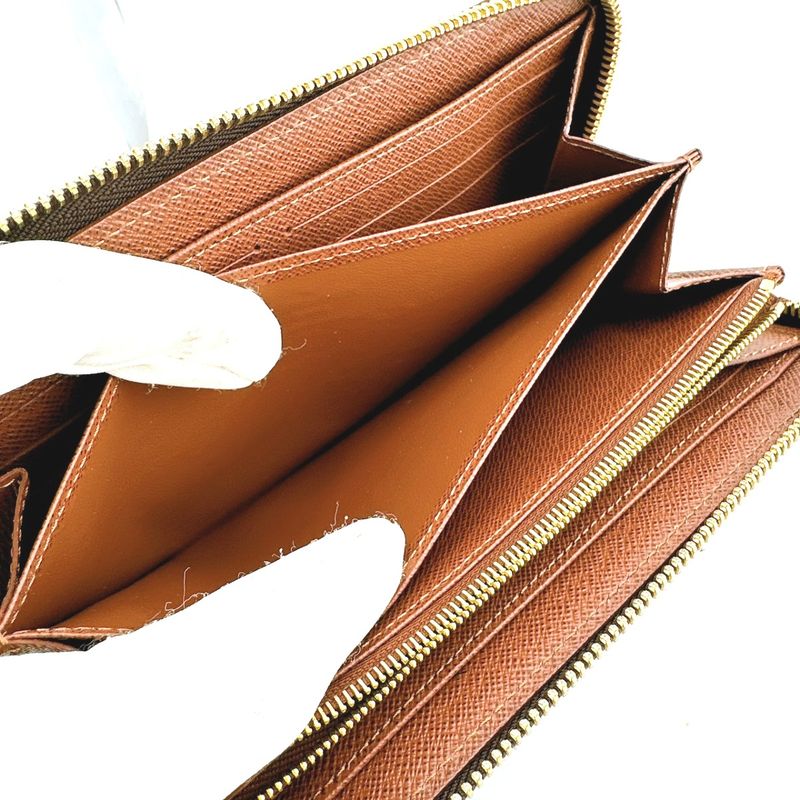 Louis Vuitton M42616 Monogram Round Zipper Zippy Wallet Long Wallet Louis