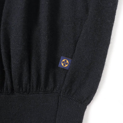 Louis Vuitton 19AW Wool Cashmere Silk Blend Floral Print Puff Sleeves Short