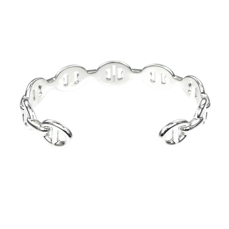 Hermes Chaine D'ancre Bangle Anchene ST Ag925 Silver - Women's Accessori