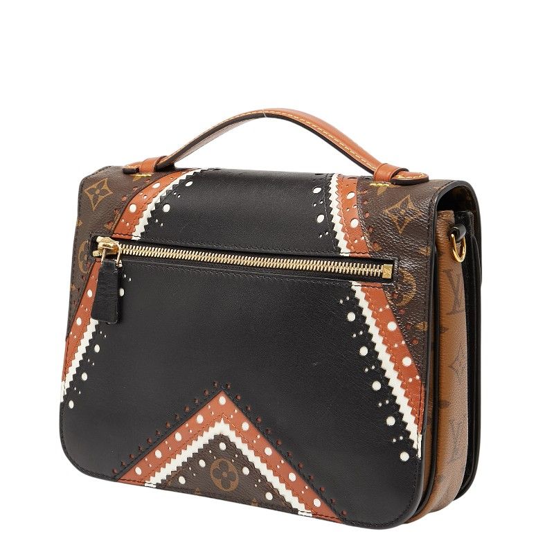 Louis Vuitton Monogram Reverse Pochette Metis MM Handbag Shoulder Bag 2WAY