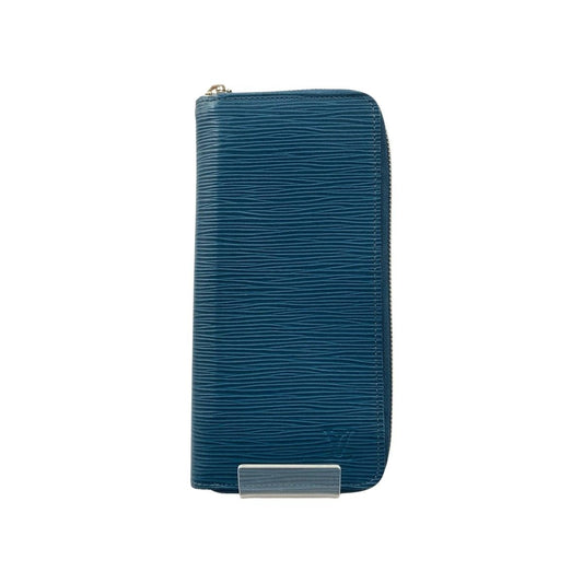 Louis Vuitton Epi Zippy Wallet Vertical Round Zipper Long Wallet M60966 Blue