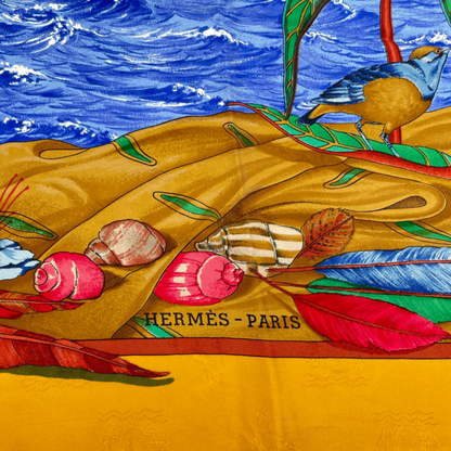 Hermes Scarf Carre 90 Silk Christophe Colomb Decouvre 1 Amerique 12
