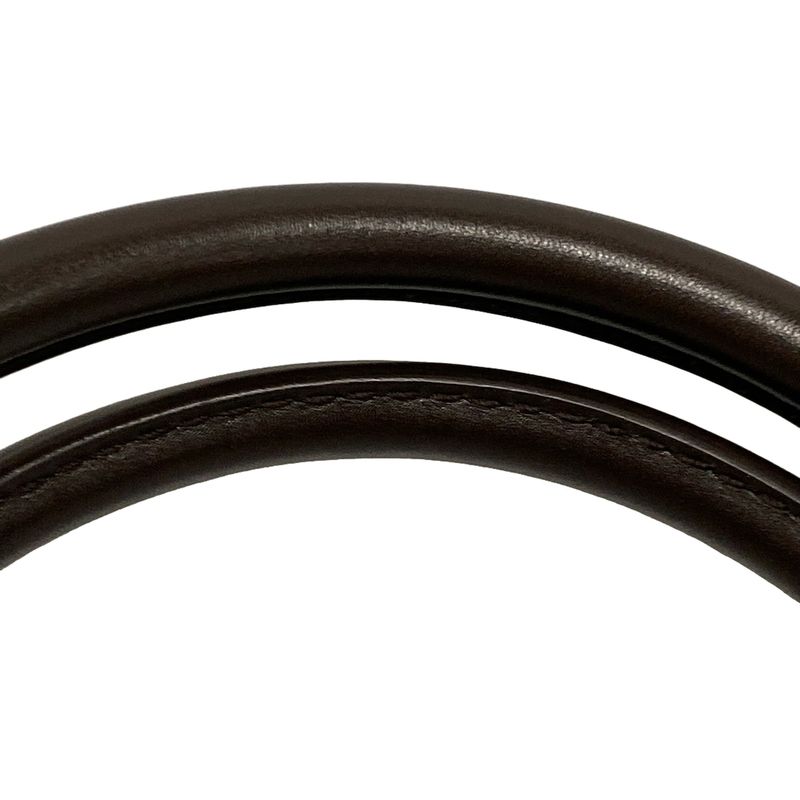 Gucci Tote Bag GG Pattern Scarlet 269953 Beige And Dark Brown Leather