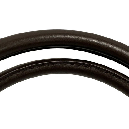 Gucci Tote Bag GG Pattern Scarlet 269953 Beige And Dark Brown Leather