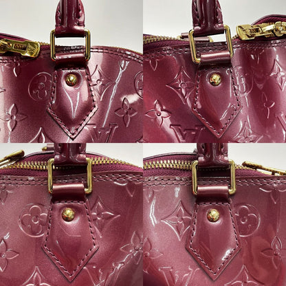 Louis Vuitton Vernis Alma GM M91687 Rouge Fauvist Padlock Key X 2