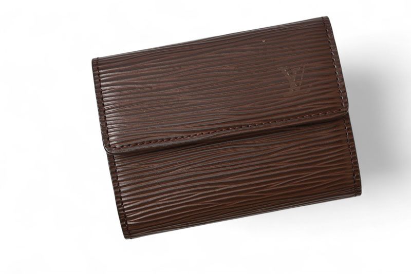 Louis Vuitton Coin Case Card Case Louis Vuitton Mini Wallet Ludlow Epi Mocha