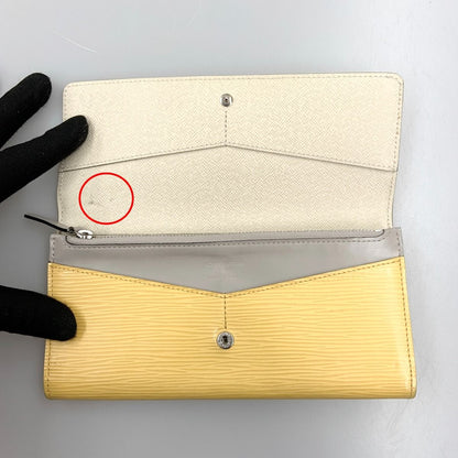 Louis Vuitton Portefeuille Flor Long Wallet M60395 White X Yellow