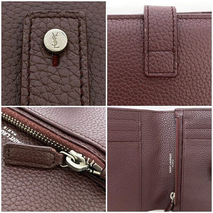 Saint Laurent Bifold Wallet Bordeaux