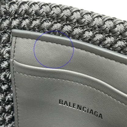 Balenciaga Bag Ladies Brand Handbag Shoulder Bag 2way Nylon Ibiza Small Gray