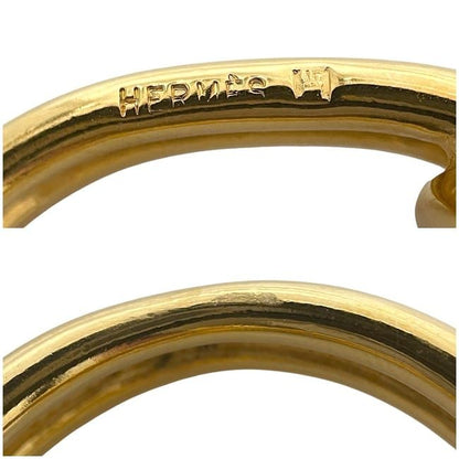 Hermes Scarf Ring Gold Vintage GP Used Hermes