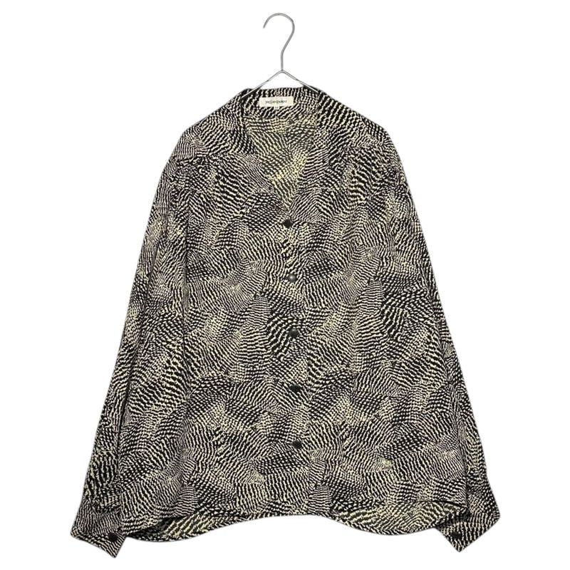 Yves Saint Laurent Open-Collar All-Over Print Blouse Open-Collar All-Over Print