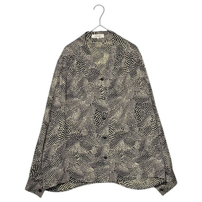 Yves Saint Laurent Open-Collar All-Over Print Blouse Open-Collar All-Over Print