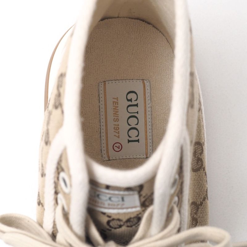 Gucci Tennis 1977 Sneakers Size 7 Shoes GG Pattern High Cut Sneakers Thick