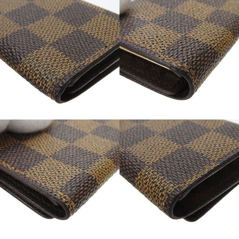 Louis Vuitton Key Case Multicles 4 N62631 Damier Canvas Brown - 4 Small Items