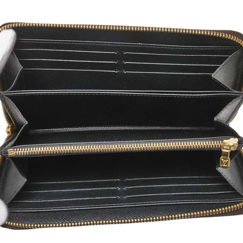 Louis Vuitton Monogram Giant Reverse Round Zipper Long Wallet M69353 Brown PVC